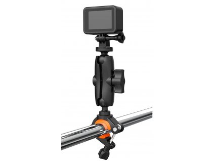 Držák kamery na řídítka 8 35mm s adaptérem GoPro a šroubem (6)