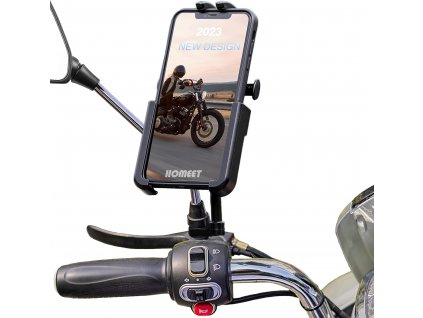 Univerzální kovový držák na smartphone na motocykl (2)