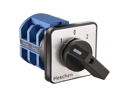 Heschen Univerzální otočný vačkový přepínač, 3 polohy, 2 fáze, 8 svorek, CE (1)