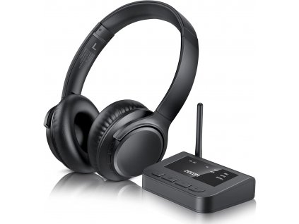 Sada Bluetooth sluchátek s Bluetooth vysílačem, s OPT RCA AUX připojením, 55 hodin (2)