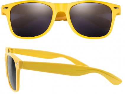 Dětské sluneční brýle na léto, UV400, žluté (4)