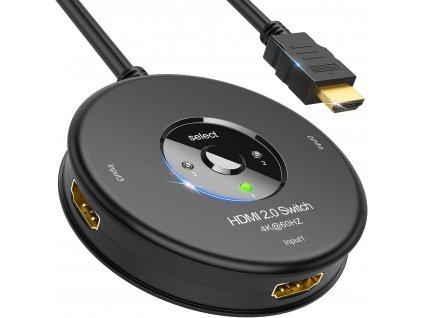HDMI Splitter 3v1, 4K@60HZ, pozlacený HDMI, přepínač pro Bluray DVD STB PS3 XBOX 360 (8)