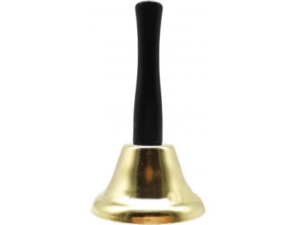 Ruční zvonek zlatý, 6,5 cm (1)
