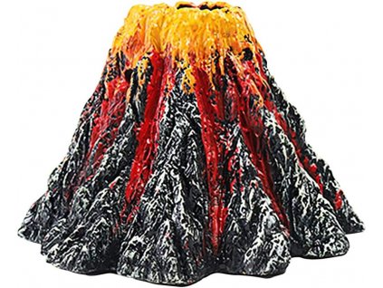 Vulkán vzduchovací do akvária z pryskyřice, podvodní dekorace (1)