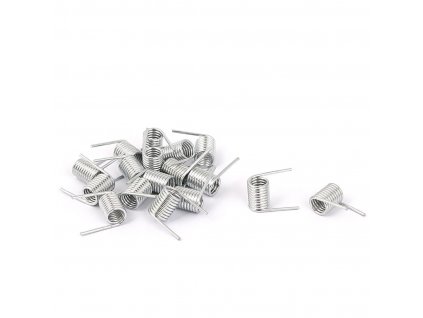 17ks Pozinkovaná přímá torzní pružina 0,7 x 5,8 x 8mm (1)