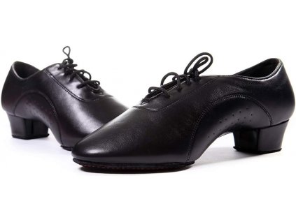DoGeek chlapecké taneční boty pro standardní latinské tance, černé (1)