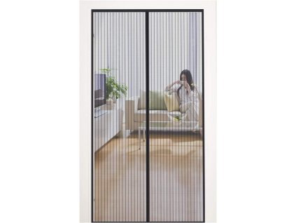 Mycarbon® Magnetická síť proti hmyzu do dveří 80x200 cm, černá (1)