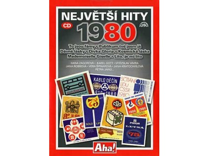 Různí - Největší hity 1980, CD pošetka