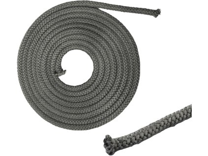 Kaminfix Těsnicí šňůra 8 mm 2,5 m včetně lepidla, sada na opravu krbu, do kamen, ke grilu