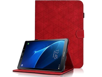 Pouzdro pro Samsung Galaxy Tab A8 2021 2022 10,5 (SM X200SM X205), Auto Wake Sleep, červené (1)