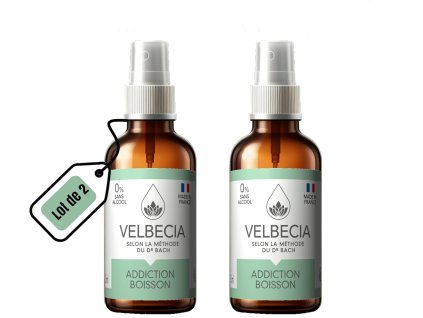 Velbecia® Bachovy květy proti alkoholu, Francie (2x30 ml sprej) (1)