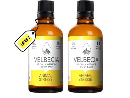 Velbecia® Bachovy květy stresovaná zvířata, Francie (2x30 ml kapky) (1)