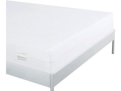 Bedecor Vodotěsný potah matrace 90 x 200 cm se zipem, hypoalergenní, výška matrace 16 cm, bílá (1)