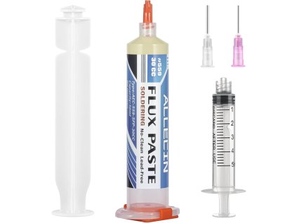 ALLECIN Pájecí flux pasta AEC‑559‑SFP 30 ml, no‑clean, SMD BGA PCB (1)