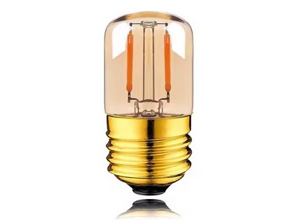 Genixgreen 6ks vintage LED žárovka ST45, 1 W, E27, teplá bílá, 2200 K, CRI ≥ 80 (1)