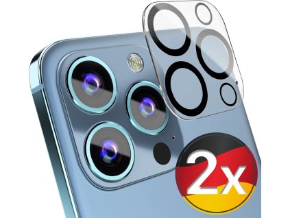 2ks flexibilní 9H skleněná ochranná fólie fotoaparátu pro iPhone 13 Pro iPhone 13 Pro MAX, plné zakrytí (1)
