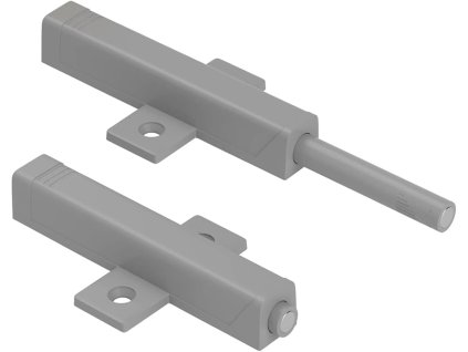 2ks magnetický otvírač dveří skříňky stisknutím, šedá (1)