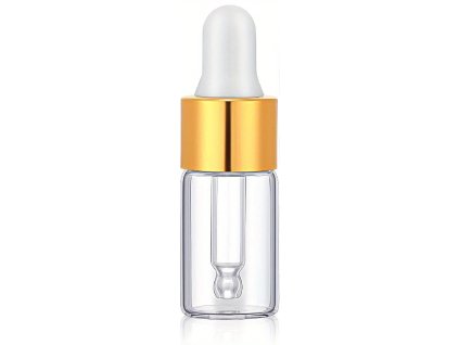 100ks mini skleněné lahvičky 3ml s kapátkem, na esenciální a masážní oleje (1)