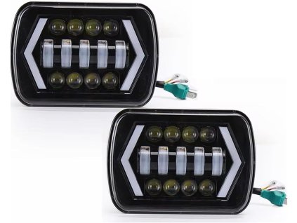 Přední LED světla pro Jeep Wrangler YJ 1986 1997, Jeep Cherokee 1984 2001 (1)