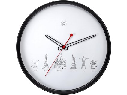 NeXtime Nástěnné hodiny Ø 30 cm, tiché (1)