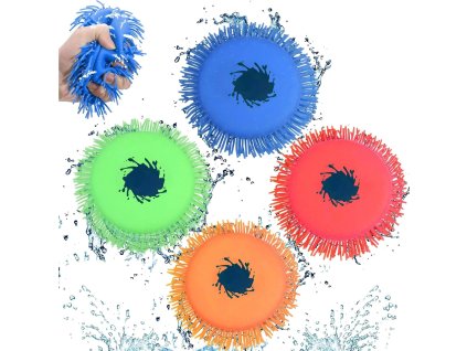 4ks vodní frisbee Splash, vodní házecí kotouč Ø 17 cm, 4 barvy (1)