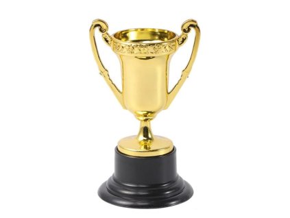 Mini trofejní pohár, malý trofejní pohár pro děti na turnaje, soutěže (1)