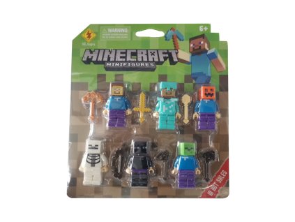 Minecraft mini figurky s příslušenstvím (neoriginální) (1)