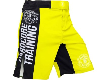 Hardcore Training Shorts Recruit pánské krátké kalhoty, žluté, 4XL (1)