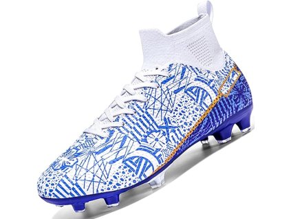 Donbest Fotbalová obuv pánská, kopačky tréninkové, modrobílá (1)