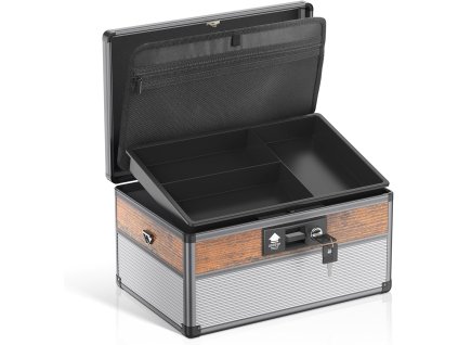 Glosen Box na léky, uzamykatelná bedna s klíčem (1)