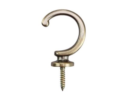 6ks dekorativních držáků závěsů na stěnu, řasicí háčky (0)