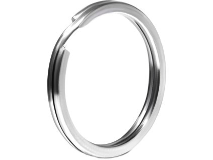 1ks kroužek 25 mm na klíče, silný, nerezový, lesklý (1)