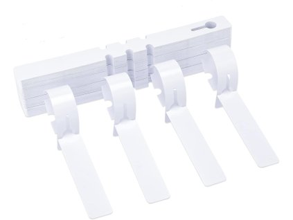 KINGLAKE 300ks štítků na rostliny k popisování, nastavitelné, bílé (1)