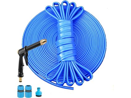 Zesílená zahradní hadice s rozprašovací tryskou, 10 m (1)