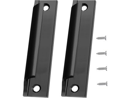 2ks kliky balkonových dveří, posuvné dveře, černé (1)