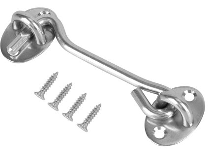 Háček s očkem z nerezové oceli, 10 cm (1)