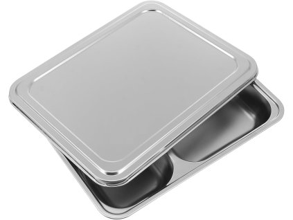 Cabilock Talíř z ušlechtilé oceli se 4 dělenými přihrádkami, stohovatelný (1)