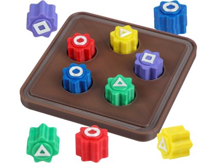 Korejská hra Gong gi, hračka pro trénink koordinace oko ruka (1)