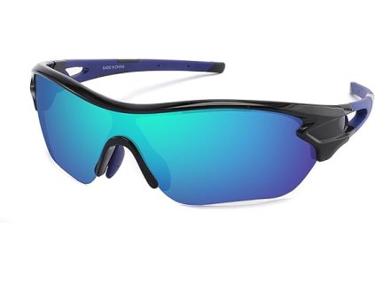 SINSPORT Polarizované sportovní brýle s ochranou UV400, modré (SS.5) (1)