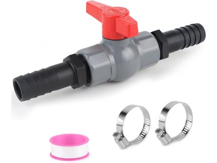 1ks Kulový kohout 1 14 (32 mm) s hadicovou spojkou, vnitřní závit (1)