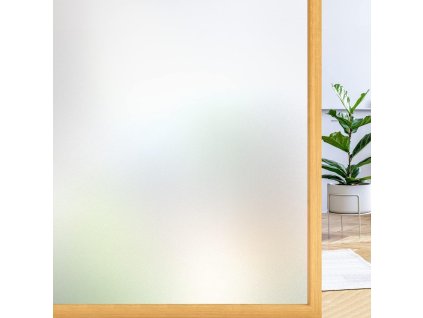 rabbitgoo Okenní fólie neprůhledná, statická přilnavá, 44,5 x 300 cm, mléčná (1)