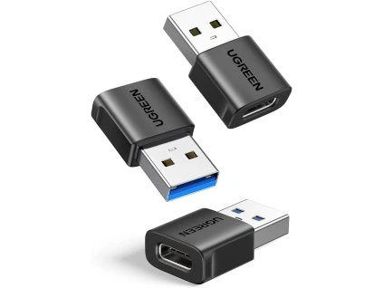 UGREEN 1ks Adaptér USB 3.0 na USB C, 10Gbps, černý (1)