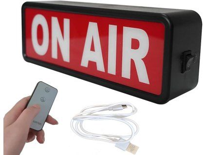 ON AIR světelná tabule, nahrávací studio (1)