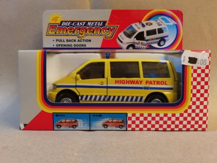 Emergency dálniční hlídka auto kovové 12 cm  (HR2.4)