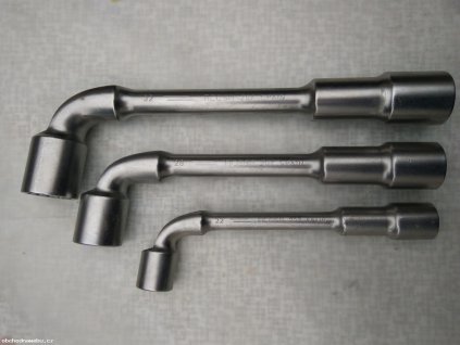 BAHCO - Trubkový dvouhlavý nástrčný zahnutý klíč 22