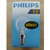 10KS - standardní žárovka Philips 60W, E14, 650 lumen (EL.3/EL.8)