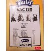 3ks Sáčky do vysavače SWIRL VAC 130, papírové (EL.S4)