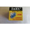 Průmyslová halogenová žárovka ZeXt MR16 - modrá, 12V, 35W, G5.3 (EL.17)