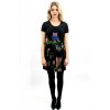 PURPLISH LONDON černá tunika se sovami, M (3)