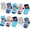 L&K II 10 párů dětských ponožek, vesmír, 32 35 (1)